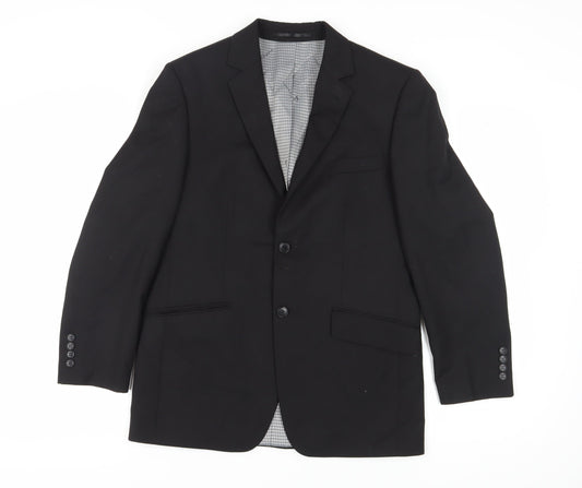 Ben Sherman Black Men's Blazer 38 Regular Fit.