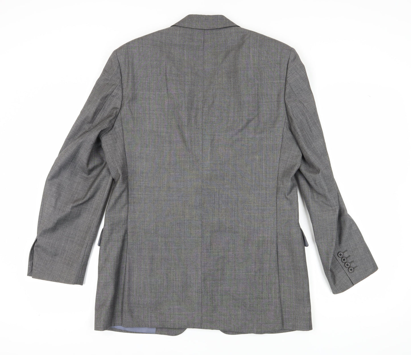 Austin Reed Men's Grey Wool Suit Jacket 40 Regular