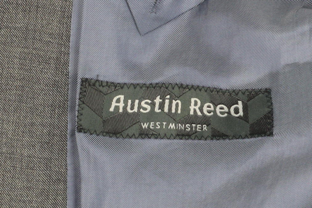 Austin Reed Men's Grey Wool Suit Jacket 40 Regular