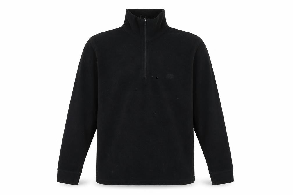 Trespass Men's Black Pullover Sweatshirt S 1/4 Zip