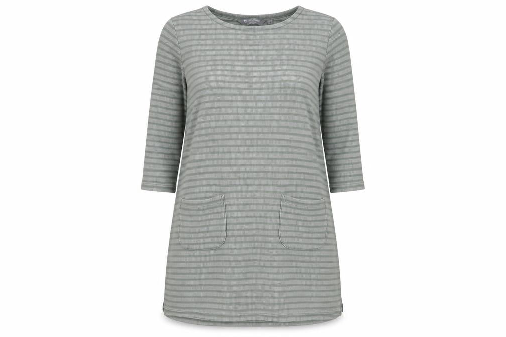 Mountain Warehouse Women’s Grey Striped Tunic Sweatshirt