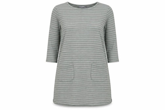 Mountain Warehouse Women’s Grey Striped Tunic Sweatshirt