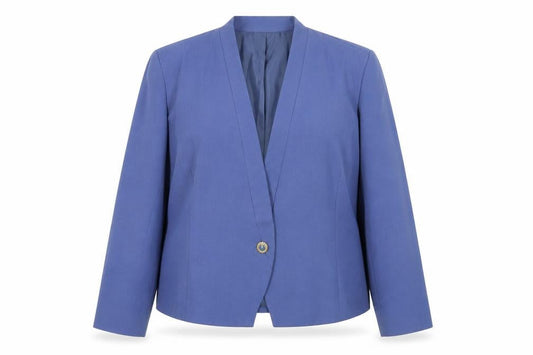Eastex Women's Blue Suit Jacket Size 18, Classic & Lined