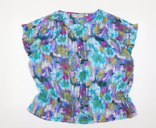 Avenue Studio Women’s Multicoloured Plus Blouse, Size 22