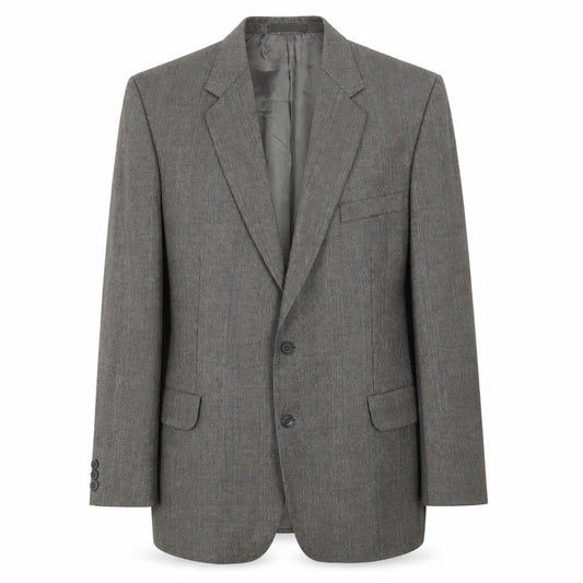 Dunn & Co Men's Grey Check Blazer 42 Wool
