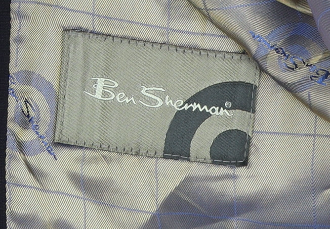 Ben Sherman Men’s Black Single Vented Blazer Size 36