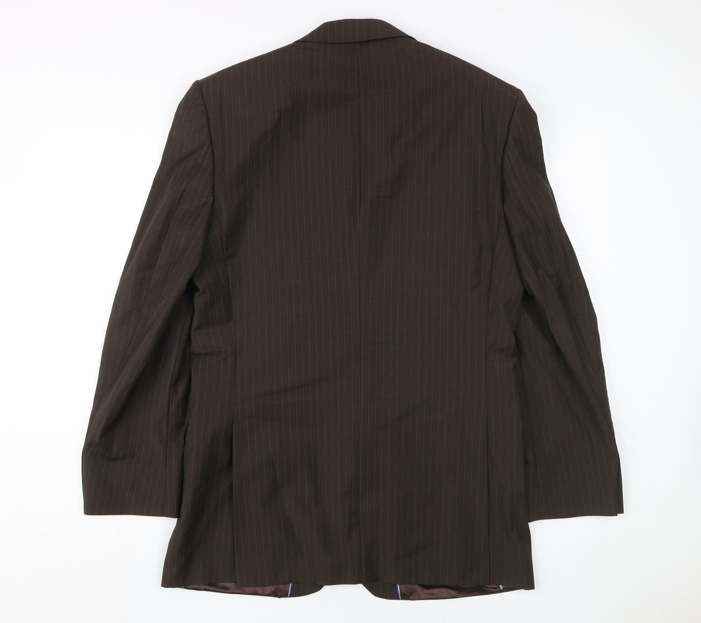 Jasper Conran Men's Brown 38R Striped Blazer Regular Fit