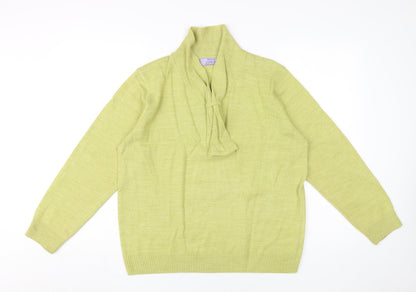 Additional front view of Honor Millburn Women's Green jumper, size L