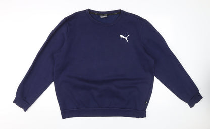 Additional front view of Puma Men's Blue Pullover Sweatshirt L