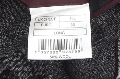 STVDIO Jeff Banks Men's Grey Check Blazer 40L