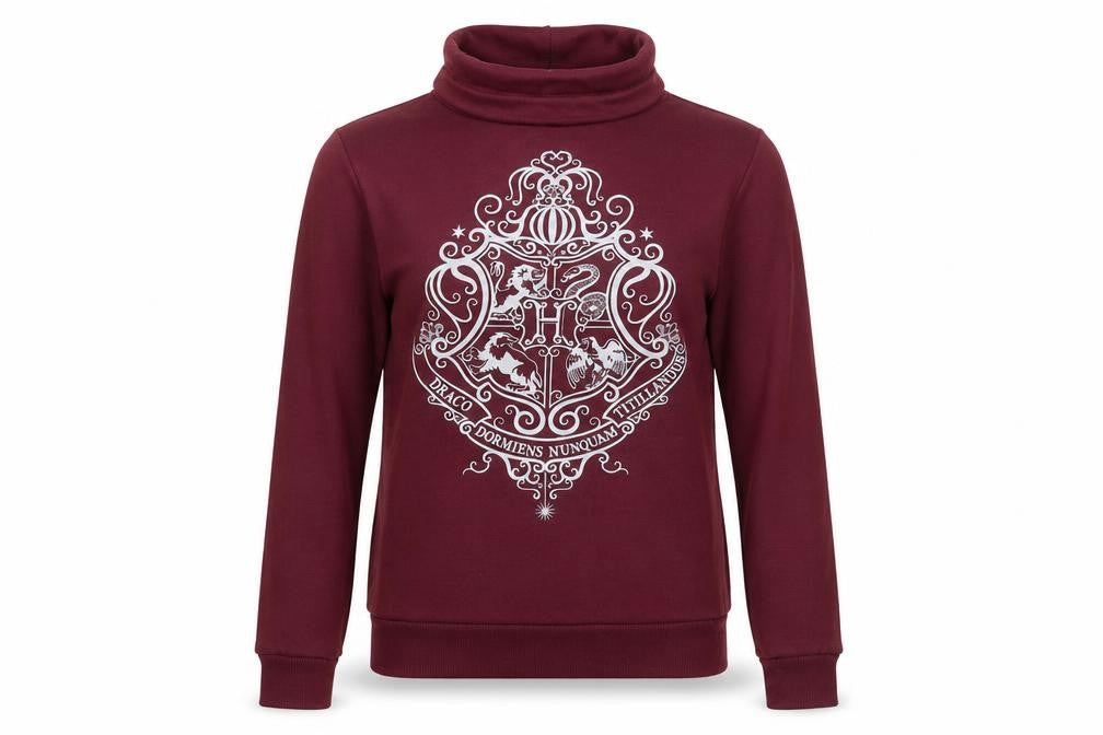 Harry Potter Women's Burgundy Sweatshirt Size 8