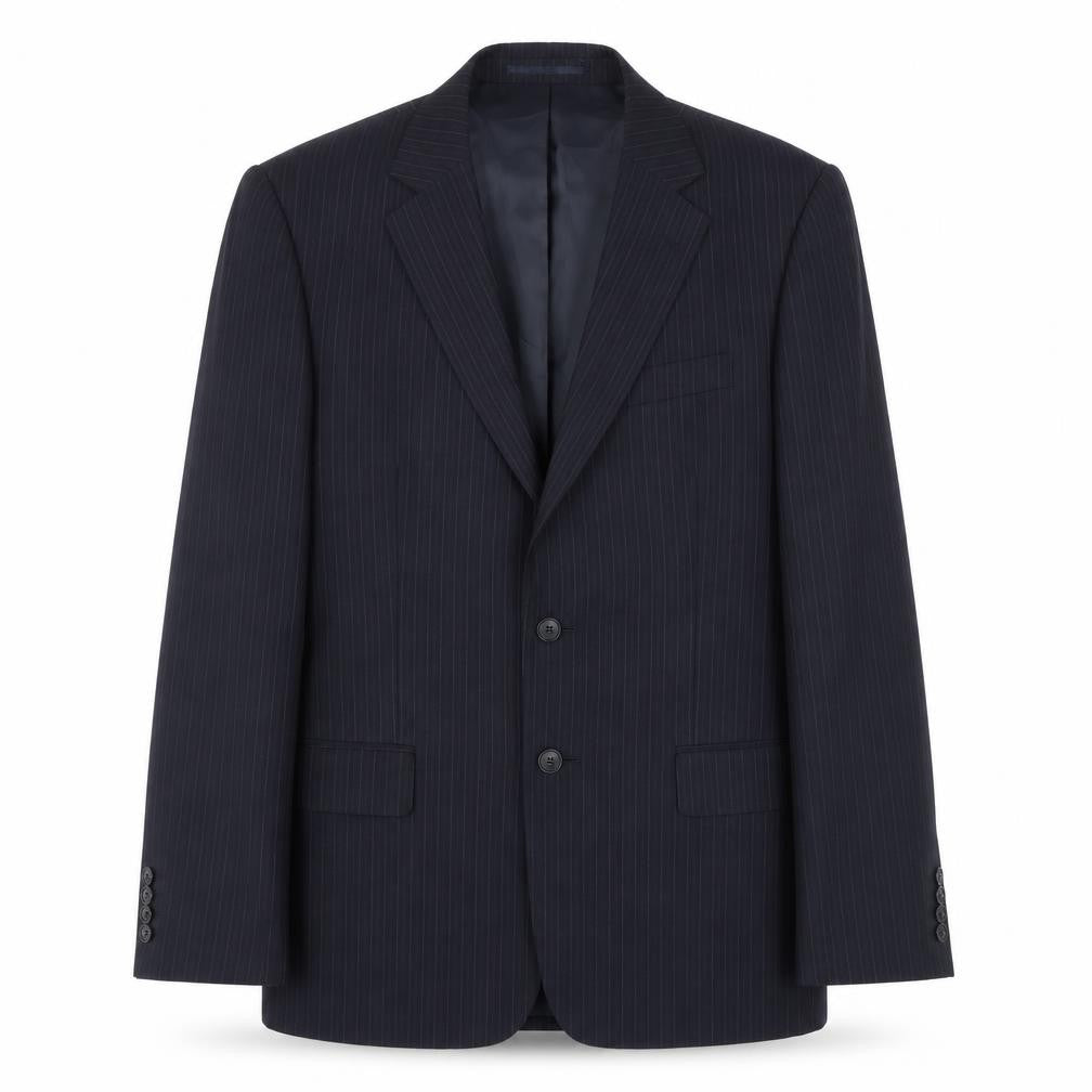 Jaeger Men's Black Striped Blazer 38R Formal