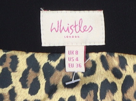 Whistles Women's Black Pencil Skirt Size 8