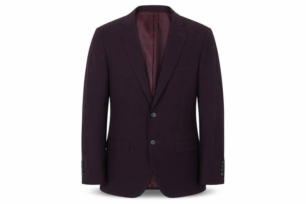 Moss London Men's Purple Blazer Size 38 Regular Fit