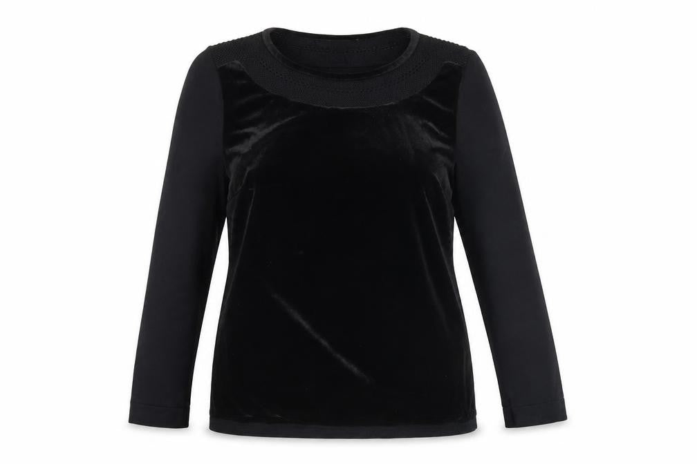 Laura Ashley Women's Black Basic Blouse, Size 8