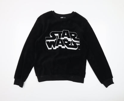 Star Mens Wars Black Graphic Pullover Sweatshirt S