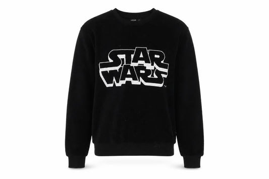 Star Mens Wars Black Graphic Pullover Sweatshirt S