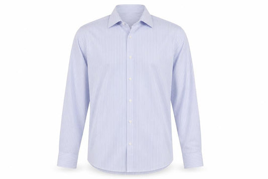 Dehavilland Men's Blue Striped 16.5 Casual Shirt