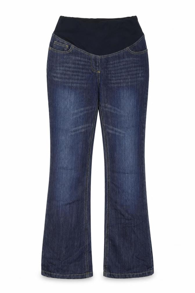 JoJo Maman Bébé Women's Blue Bootcut Maternity Jeans