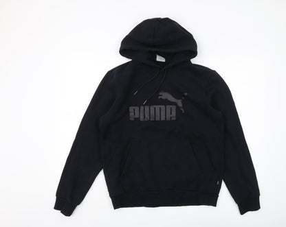 Additional front view of Puma Men's Black Pullover Hoodie, size S