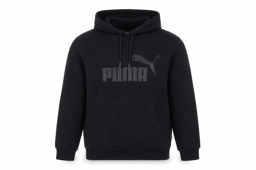 Puma Men's Black Pullover Hoodie, Size S