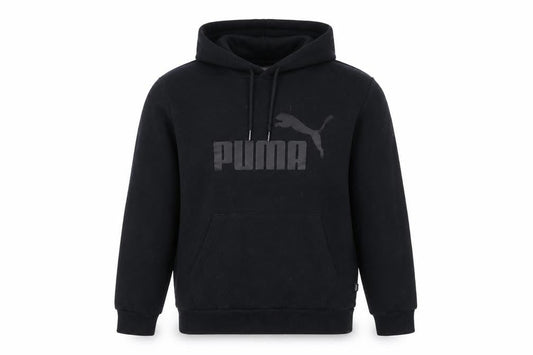 Puma Men's Black Pullover Hoodie, Size S