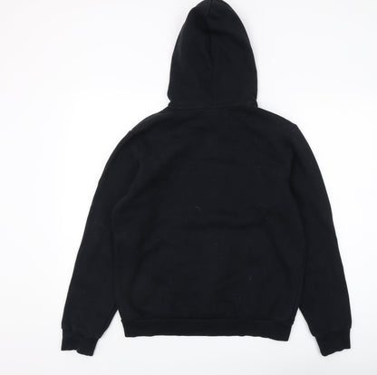 Back view of Puma Men's Black Pullover Hoodie, size S
