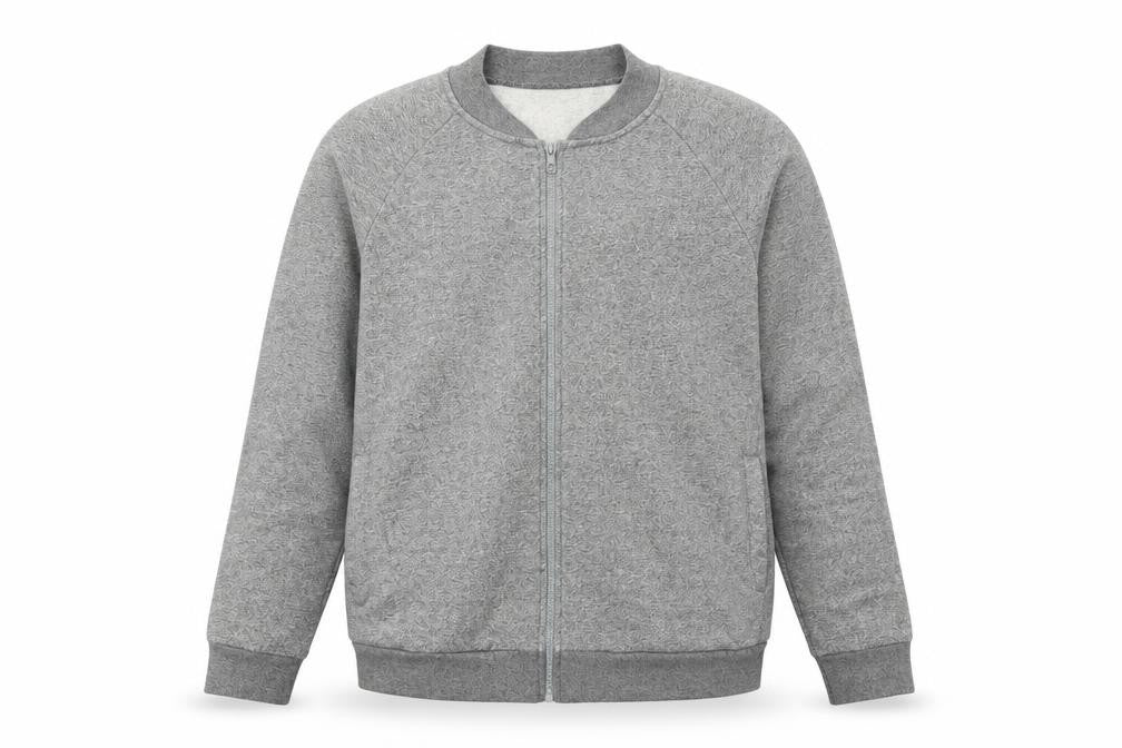 Topman Men's Grey Full Zip Sweatshirt M Classic
