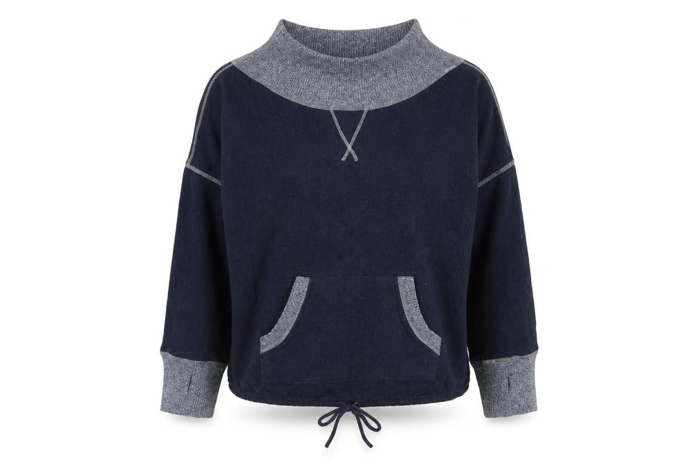 Suzanne Betro Women's Grey Pullover Sweatshirt XS