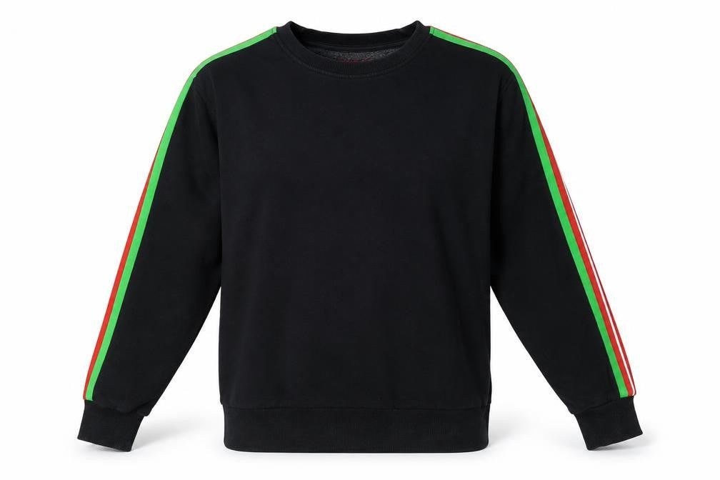 Urban Threads Men's Black Pullover Sweatshirt L