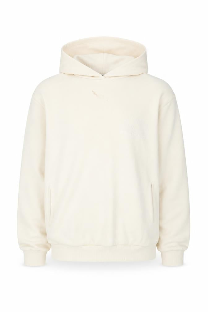 Ellesse Men's Beige M Pullover Hoodie, Fleece