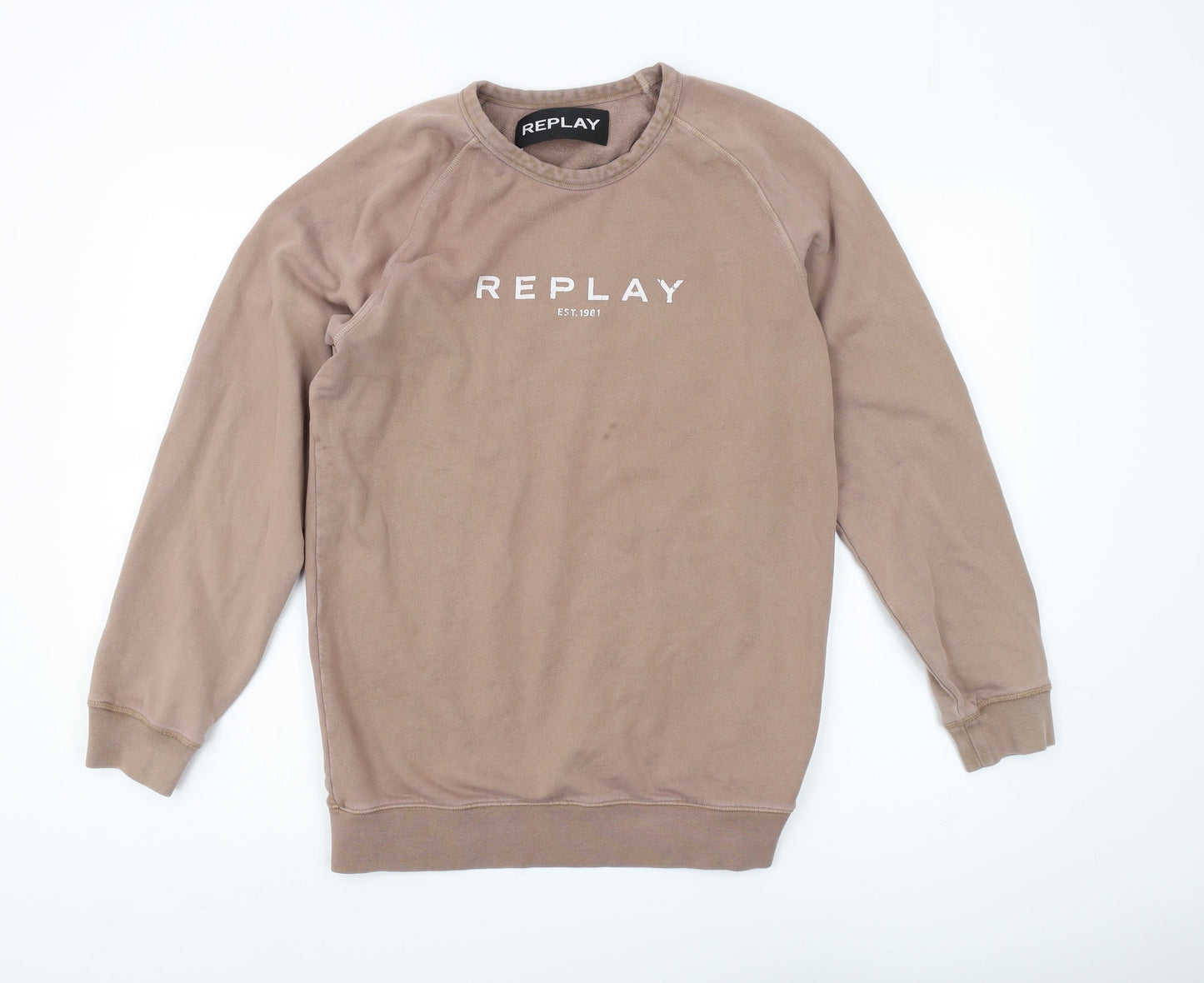 Replay Men’s Brown Pullover Sweatshirt M