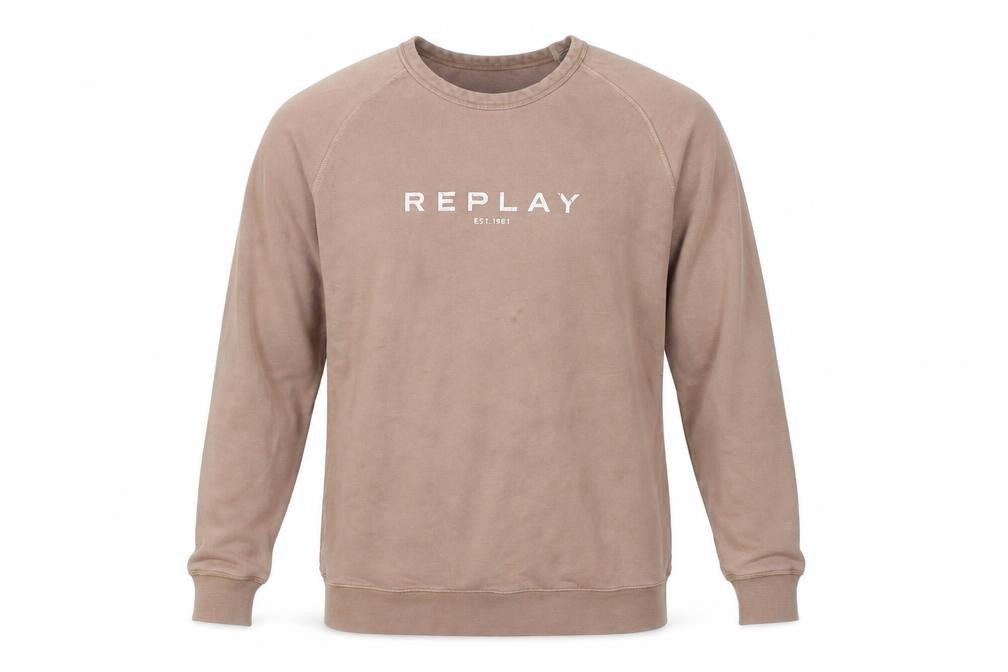 Replay Men’s Brown Pullover Sweatshirt M