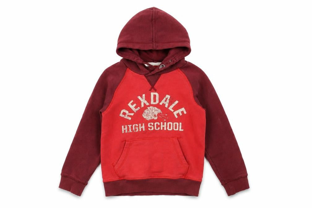 Label of Graded Goods Boys Red Hoodie 7-8 Years