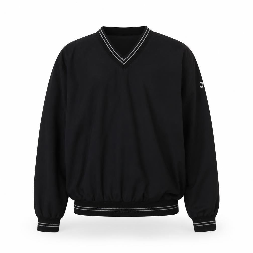 Sunderland Men's Black V-Neck Pullover Sweatshirt