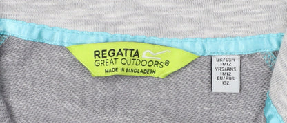 Regatta Womens Grey Basic Zip Jacket - Size M