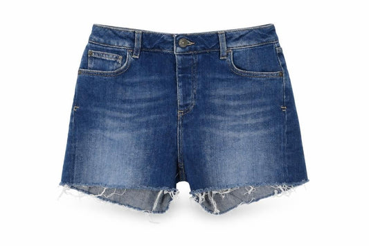 FatFace Women's Blue 8 Cut-Off Denim Shorts