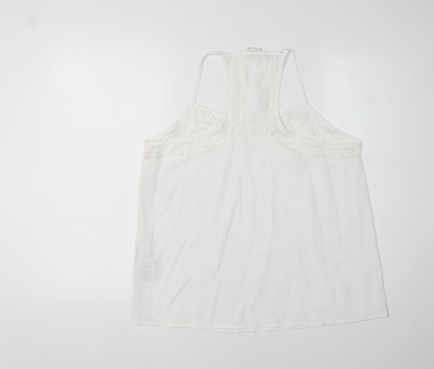 JDY Women's White Camisole Tank - Size 12, Polyester