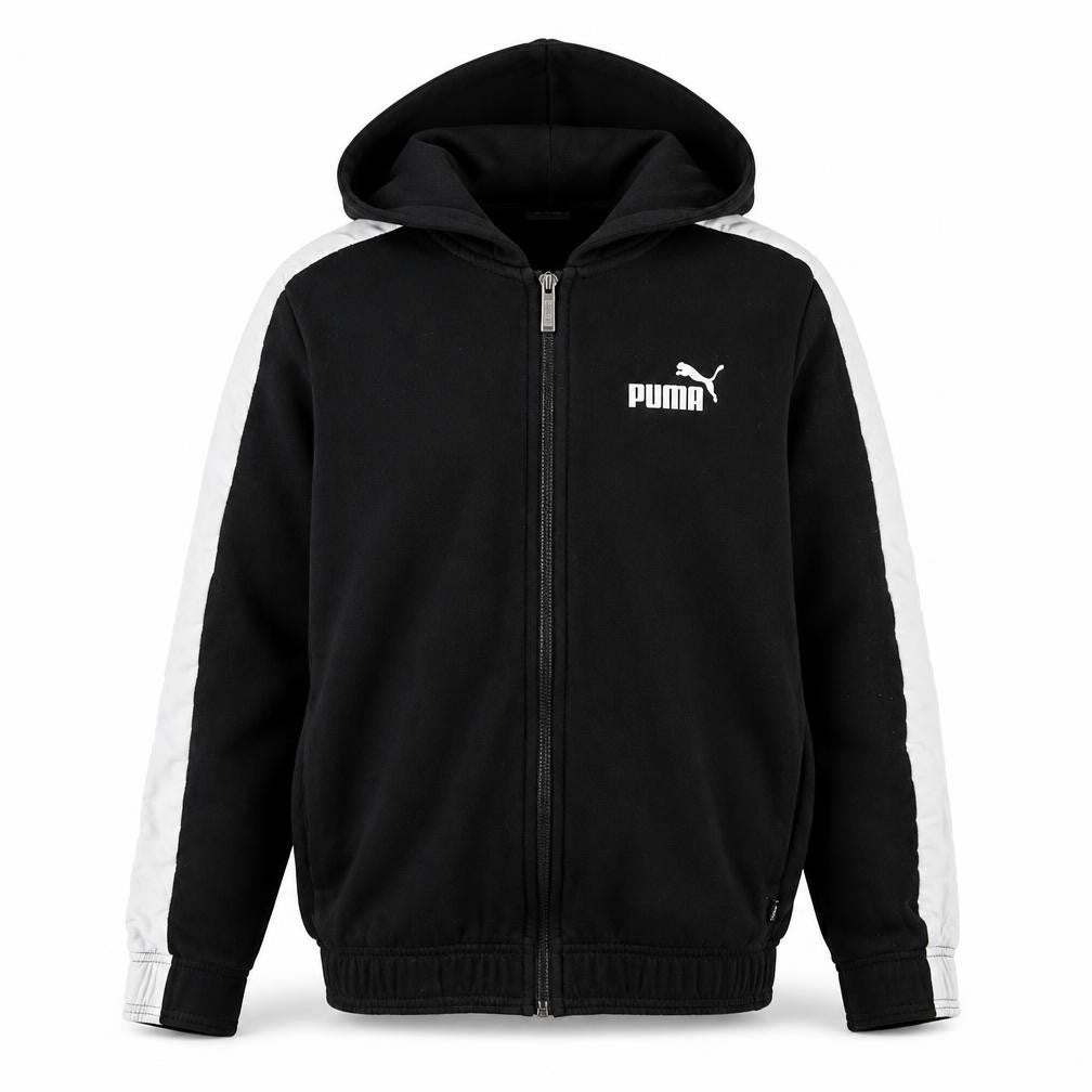 Puma Men's Black Full Zip Hoodie, Size S