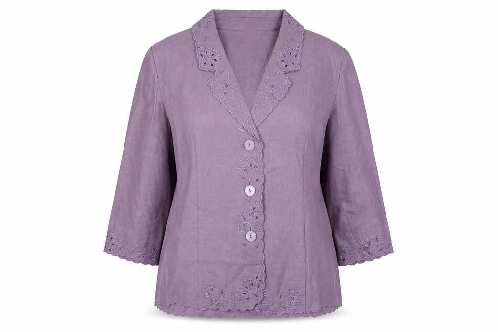Eastex Women's Purple Suit Jacket Size 12