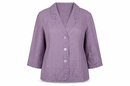 Eastex Women's Purple Suit Jacket Size 12