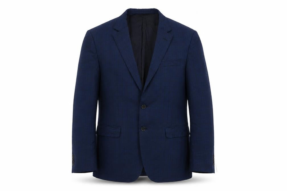 Hugo Boss Men's Blue Blazer Check 38R Formal