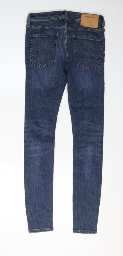 Jack & Jones Men's Blue Skinny Jeans Size 29