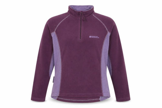 Mountain Warehouse Women's Purple Fleece Pullover Size 8