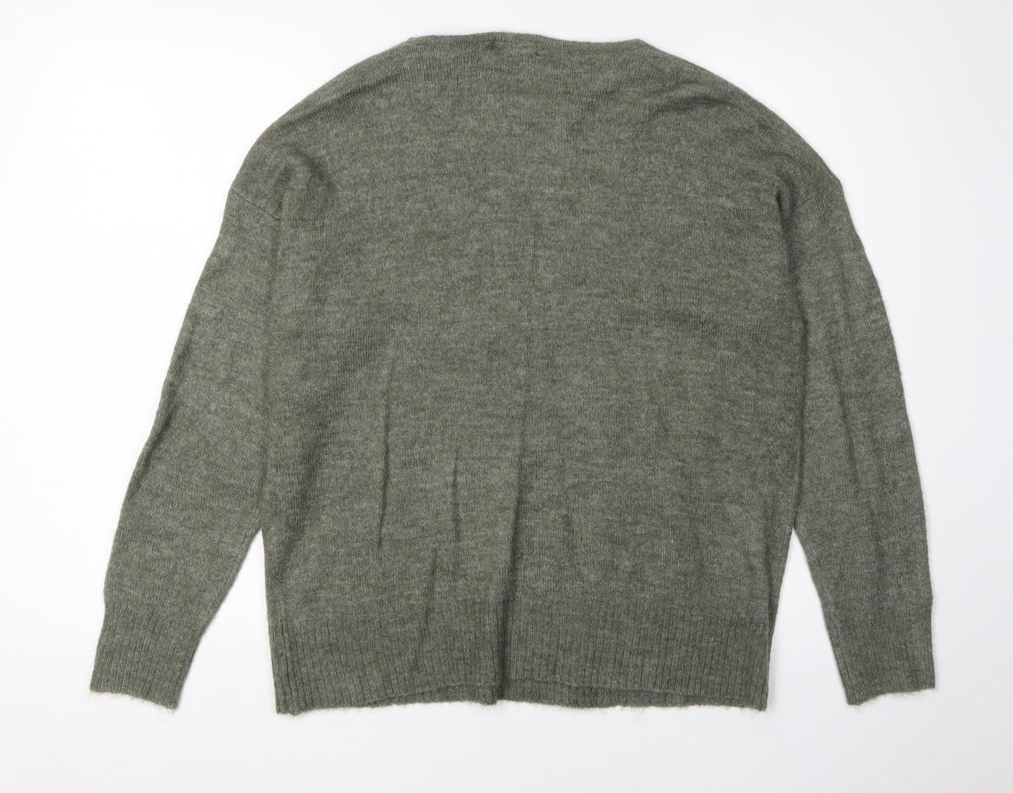 Jacqueline de Yong Women's Green Pullover Jumper M