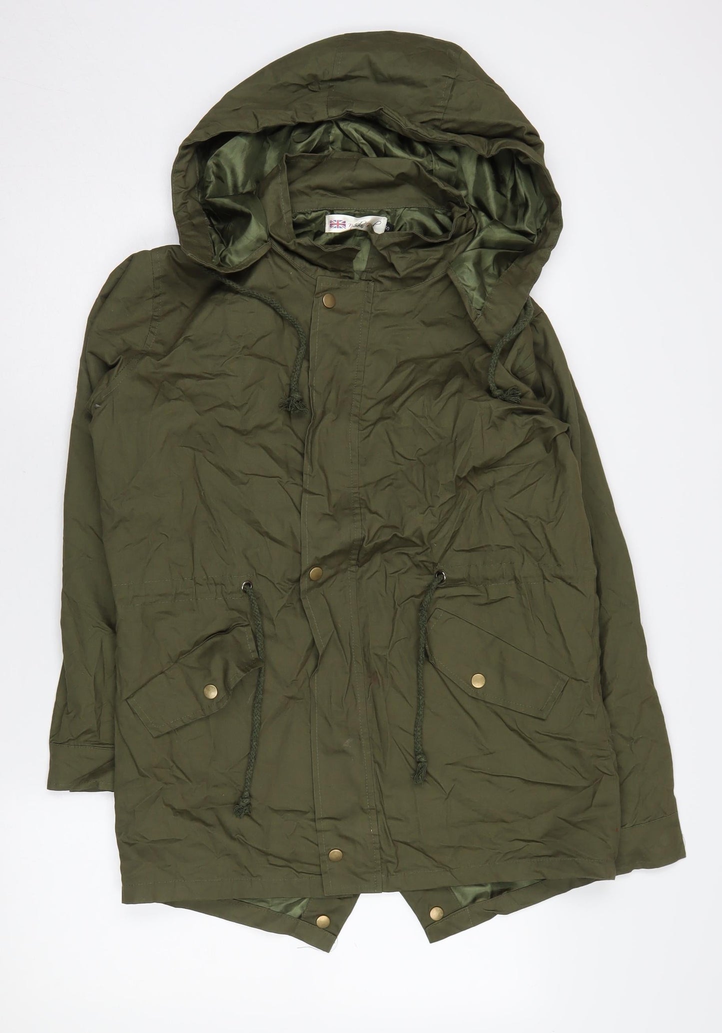 Nicholas Reid Women's Green Parka Jacket Size S