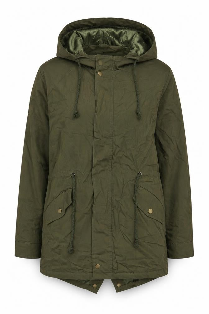 Nicholas Reid Women's Green Parka Jacket Size S