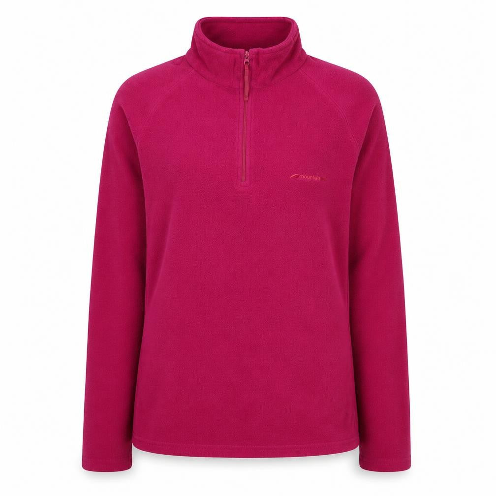 Mountain Life Women's Pink 1/2 Zip Sweatshirt Size 14
