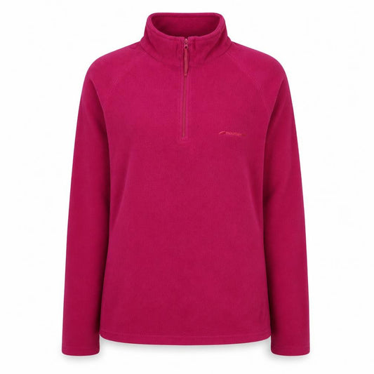 Mountain Life Women's Pink 1/2 Zip Sweatshirt Size 14