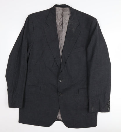 Austin Reed Men's Black Wool Blazer 42L Formal